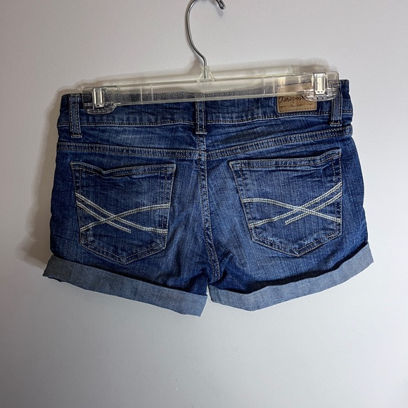 Aeropostale 2000s low rise denim shorts - Picture 2 of 3